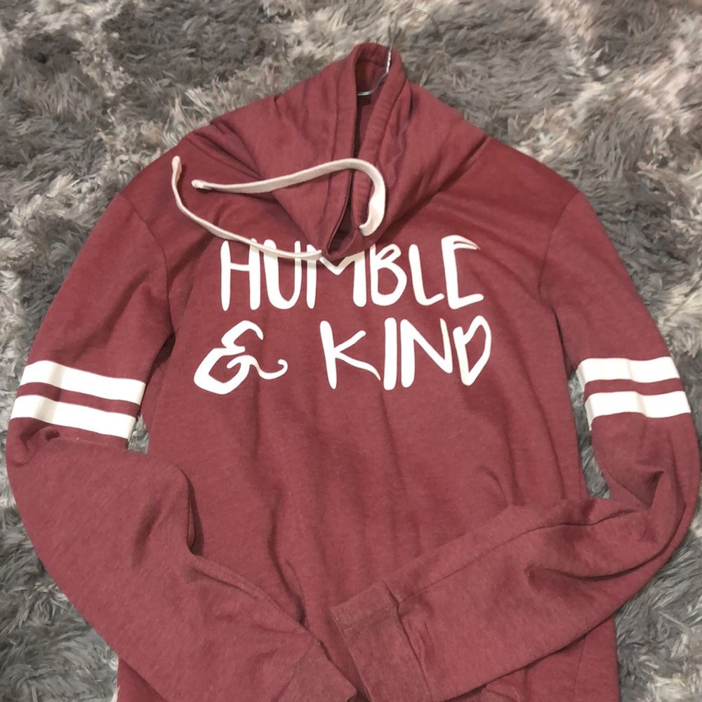 humble & kind pullover.